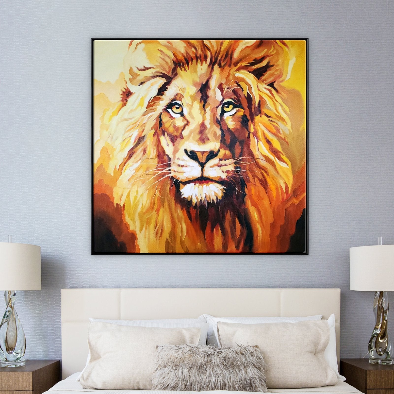 The Golden Lion - 40x40"