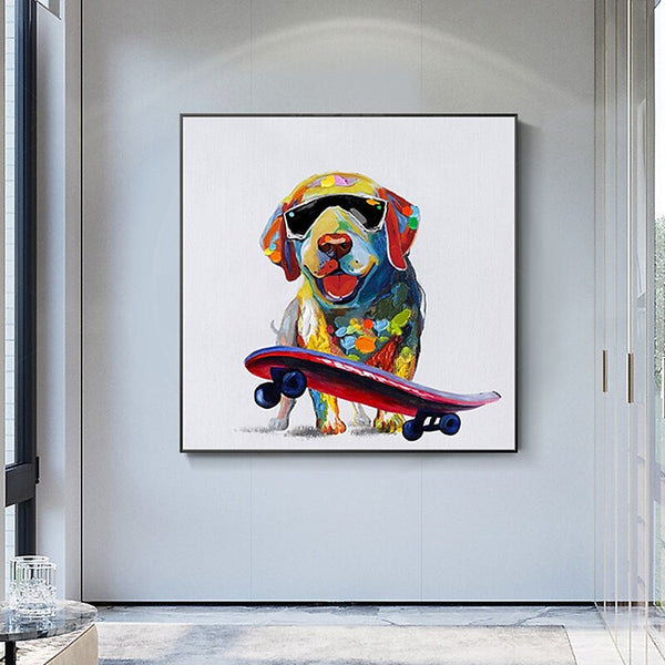 Skate the Pupper in Color